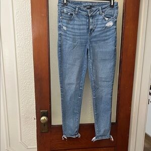 American Eagle Outfitters Light Blue Skinny Jeans